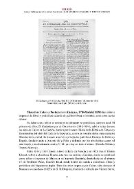 Marcelino Calero y Portocarrero (Badajoz, 1778 - Madrid, 1838)  [Semblanza] / Leticia Villamediana González | Biblioteca Virtual Miguel de Cervantes