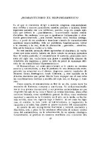  ¿Romanticismo en Hispanoamérica?  / Federico Álvarez | Biblioteca Virtual Miguel de Cervantes