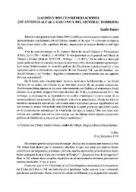 Galdós y dos conmemoraciones (de Antonio Alcalá Galiano y del General Torrijos) / Karlo Budor | Biblioteca Virtual Miguel de Cervantes