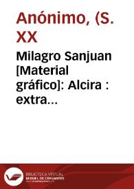 Milagro Sanjuan [Material gráfico]: Alcira : extra superior oranges. | Biblioteca Virtual Miguel de Cervantes