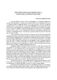 Un cuento de Blasco Ibáñez en la "Revista de las Provincias" (1889) / Carmen Menéndez Onrubia | Biblioteca Virtual Miguel de Cervantes