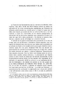 Manuel Machado y el 98 / Manuel Muñoz Cortés | Biblioteca Virtual Miguel de Cervantes