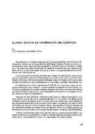 Aljamía. Boletín de información bibliográfica / Luis Fernando Bernabé Pons | Biblioteca Virtual Miguel de Cervantes