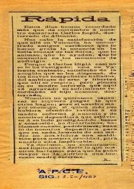 Rápida / X. | Biblioteca Virtual Miguel de Cervantes