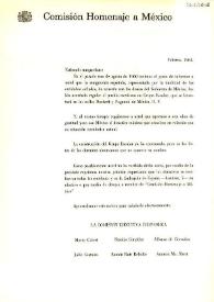 Comisión Homenaje a México | Biblioteca Virtual Miguel de Cervantes