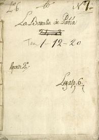 Más información sobre Comedia famosa, La Batalla de Pavia, y prisión del rey Francisco  / de D. Christoval de Monroy y Silva