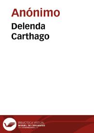 Delenda Carthago | Biblioteca Virtual Miguel de Cervantes