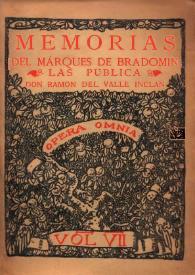 Sonata de otoño. Memorias del Marqués de Bradomín / Ramón del Valle Inclán | Biblioteca Virtual Miguel de Cervantes