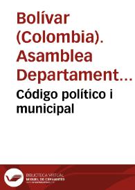 Código político i municipal | Biblioteca Virtual Miguel de Cervantes