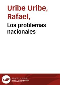 Los problemas nacionales | Biblioteca Virtual Miguel de Cervantes