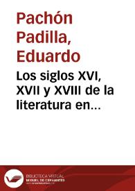 Los siglos XVI, XVII y XVIII de la literatura en Colombia | Biblioteca Virtual Miguel de Cervantes