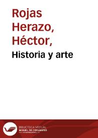 Historia y arte | Biblioteca Virtual Miguel de Cervantes