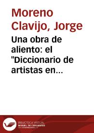 Una obra de aliento: el "Diccionario de artistas en Colombia" | Biblioteca Virtual Miguel de Cervantes