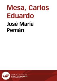 José María Pemán | Biblioteca Virtual Miguel de Cervantes
