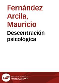 Descentración psicológica | Biblioteca Virtual Miguel de Cervantes