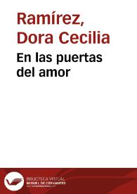 En las puertas del amor | Biblioteca Virtual Miguel de Cervantes