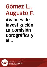 Avances de investigación La Comisión Corográfica y el reconocimiento del “territorio del Caquetá” | Biblioteca Virtual Miguel de Cervantes