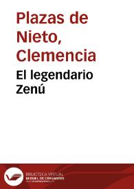 El legendario Zenú | Biblioteca Virtual Miguel de Cervantes
