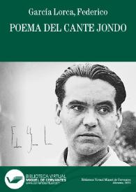 Poema del cante jondo / Federico García Lorca | Biblioteca Virtual Miguel de Cervantes