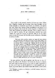 Marañón y España / Juan Rof Carballo | Biblioteca Virtual Miguel de Cervantes