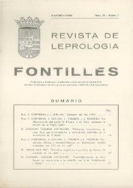 More information Fontilles. Revista de Leprología. Vol. IV, 1956-1959
