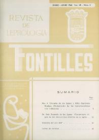 Más información sobre Fontilles. Revista de Leprología. Vol. VII, 1968-1970
