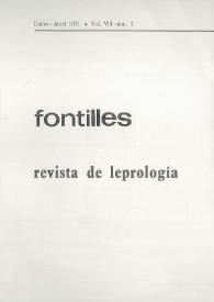 More information Fontilles. Revista de Leprología. Vol. VIII, 1971-1972