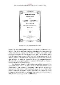 Imprenta de José y Primitivo Vilas (Pontevedra, 1849-1865?) [Semblanza] / Xurxo Martínez González | Biblioteca Virtual Miguel de Cervantes