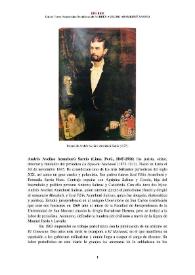 Andrés Avelino Aramburú Sarrio (Lima, 1845-1916) [Semblanza] / Carlos Jesús Torres Astocóndor | Biblioteca Virtual Miguel de Cervantes