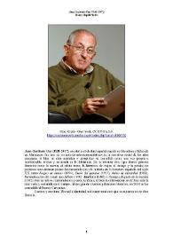 Juan Goytisolo Gay (1931-2017) / Blanca Ripoll Sintes | Biblioteca Virtual Miguel de Cervantes