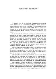 Panorámica de Picasso / José Camón Aznar | Biblioteca Virtual Miguel de Cervantes