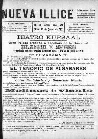 Nueva Illice (1913-1927). Núm. 466, 11 de junio de 1921 | Biblioteca Virtual Miguel de Cervantes