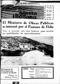 Gaceta Ilicitana. Núm. 18, 25 de enero de 1964 | Biblioteca Virtual Miguel de Cervantes