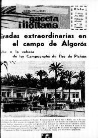 Gaceta Ilicitana. Núm. 21, 7 de marzo de 1964 | Biblioteca Virtual Miguel de Cervantes