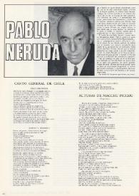 Pablo Neruda | Biblioteca Virtual Miguel de Cervantes
