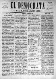 El Demócrata (Villena, Alicante). Núm. 44, 14 de junio de 1891 | Biblioteca Virtual Miguel de Cervantes