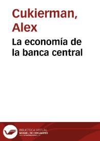 La economía de la banca central | Biblioteca Virtual Miguel de Cervantes