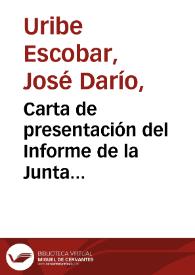 Carta de presentación del Informe de la Junta Directiva al Congreso de la República, marzo 2005 | Biblioteca Virtual Miguel de Cervantes