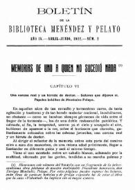 Memorias de uno a quien no sucedió nada / Enrique Menéndez Pelayo | Biblioteca Virtual Miguel de Cervantes