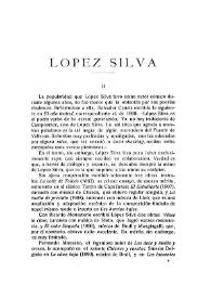 López Silva / Narciso Alonso Cortés | Biblioteca Virtual Miguel de Cervantes