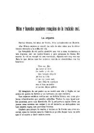 Mitos y leyendas populares recogidas de la tradición oral / Manuel Llano | Biblioteca Virtual Miguel de Cervantes