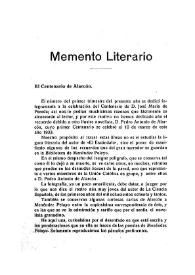 Memento literario / Enrique Sánchez Reyes | Biblioteca Virtual Miguel de Cervantes