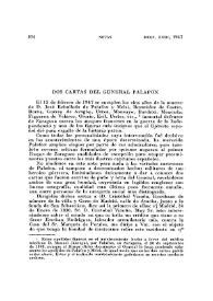 Dos cartas del General Palafox / Fernando Barreda | Biblioteca Virtual Miguel de Cervantes