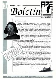Más información sobre Boletín de la Asociación de Profesores de Español (FASPE). Núm. 10, 1992