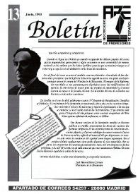 Más información sobre Boletín de la Asociación de Profesores de Español (FASPE). Núm. 13, 1993