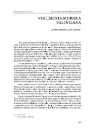 Vestimenta morisca valenciana / Carmen Barceló, Ana Labarta | Biblioteca Virtual Miguel de Cervantes