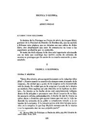 Técnica y cultura / por Adolfo Maíllo | Biblioteca Virtual Miguel de Cervantes