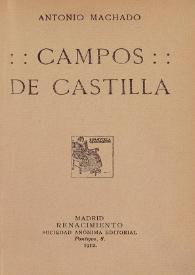 Más información sobre Campos de Castilla / Antonio Machado