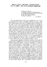Hacia una lectura consecuente de la obra de Jean-Arthur Rimbaud / Carlos J. Barbachano | Biblioteca Virtual Miguel de Cervantes