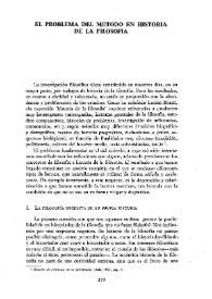 El problema del método en historia de la Filosofía / Romano García | Biblioteca Virtual Miguel de Cervantes